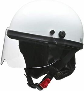 【残りわずか】 ホワイト - HS-2 フリーサイズ HARVE ハーフ バイクヘルメット ホワイト