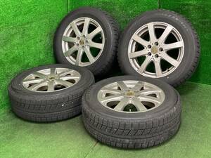 汎用アルミ 16×6.5J OFF48 5H PCD100 ブリヂストン BLIZZAK VRX 205/60R16 エクシーガ等に 売切!!