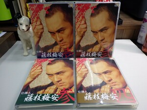 ウ｜無傷！★ DVD(4本セット) ★渡辺謙出演「仕掛人 藤枝梅安(一〜四)」池波正太郎, 阿部寛, 美保純, 橋爪功, 田中邦衛