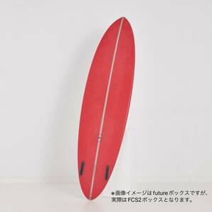 ★大特価★ 6'8” 39.63L TWIN PIN RED FCS2 PU / ALOHA サーフボード ミッドレングス ツイン ファン オルタナ お洒落 最安値 小波 浮力の画像5