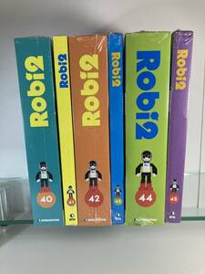 未開封多数 デアゴスティーニ 週刊 Robi2 ロビ2 vol.40～vol.45 まとめ ロビ耳ヘッドホン バインダー付き ROBI ロビ ロボット 模型