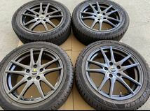 超美品 スタッドレスタイヤ 17インチ 5穴 アルミホイール PCD 114.3 215/50r17 4本_画像1