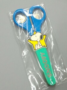 SNOOPY♪スヌーピー♪キャップ カバー付き ハサミ/はさみ♪グリーン/ブルー トンボ鉛筆 TOMBOW SUGAR 廃盤当時物 レトロ