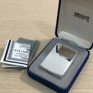 Zippo ジッポ STERLING SILVER スターリングシルバー プレーン 1996年 / ケース