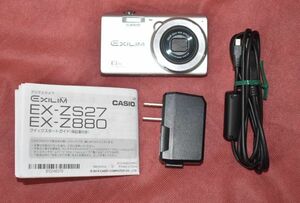 【送料無料】デジタルカメラ　カシオ　EXILIM　EX-ZS27　可動確認済み　美品　CASIO　デジカメ　コンパクト