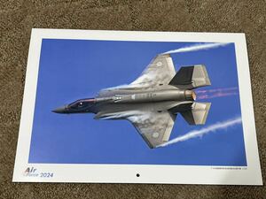 Air Force 2024 カレンダー 壁掛け 書き込み可 42×29.7(A3）写真14枚