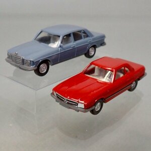 ★当時物 WIKING メルセデスベンツ 240D 350SL 2台セット　1/87 5cm ★