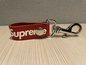 21ss Supreme Leather Key Loop Red シュプリーム レザー キー ループ 赤 　ほぼ新品！　送料無料！