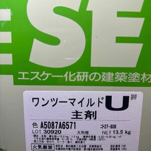 小減りセット★限定1 ☆SK　ワンツーマイルドU　主剤のみ　27-80B（ライムストーン系）3KG　+19-80A（シルキーグレー系）6KG