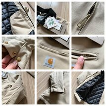 Carhartt Vintage カーハート カーゴジャケット メンズ 帆布 中綿入り コート 秋冬 アウター カジュアル トップス Mサイズ_画像4