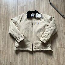 Carhartt Vintage カーハート カーゴジャケット メンズ 帆布 中綿入り コート 秋冬 アウター カジュアル トップス Mサイズ_画像1