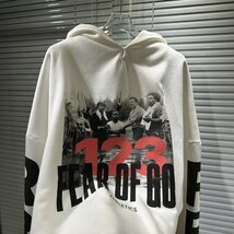 FEAR OF GOD FOG x RRR123 パーカー メンズ レディース プルオーバー フード付き トップス 2サイズ おしゃれ 秋冬 ファッション_画像2