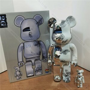 BE@RBRICK SORAYAMA × Daniel Arsham ベアブリック bearbrick コラボ MEDICOM TOY 400%+100% メディコム トイ