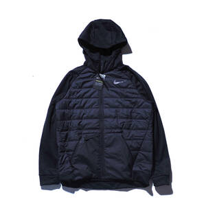 NIKE THERMA WNTRZD FULL ZIP HOODIE ”BLACK” Mサイズ サーマフィット ナイキ ハイブリッド 中綿 ジャケット