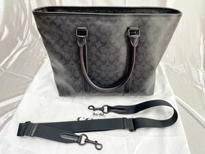 未使用 COACH コーチ トートバッグ F23211 PERRY BUSINESS TOTE 2WAY ショルダーバッグ