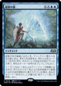 MTG ■青/日本語版■ 《超常の旅/Extraordinary Journey》エルドレインの森 WOE