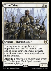 MTG ■白/英語版■ 《徴税人/Tithe Taker》エルドレインの森：統率者 WOC