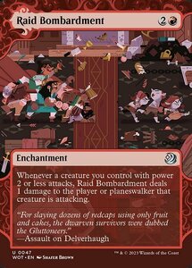 MTG ■赤/英語版■ 《略奪の爆撃/Raid Bombardment》★FOIL★ エルドレインの森 おとぎ話 WOT