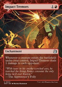 MTG ■赤/英語版■ 《衝撃の震え/Impact Tremors》エルドレインの森 おとぎ話 WOT