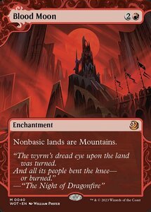 MTG ■赤/英語版■ 《血染めの月/Blood Moon》エルドレインの森 おとぎ話 WOT