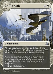 MTG ■白/英語版■ 《グリフィンの高楼/Griffin Aerie》エルドレインの森 おとぎ話 WOT