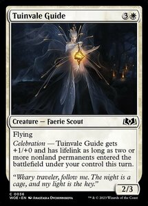 MTG ■白/英語版■ 《チューインベイルの導き手/Tuinvale Guide》★FOIL★エルドレインの森 WOE