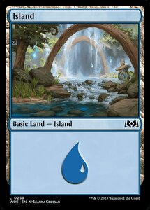 MTG ■土地/英語版■ 《島/Island》★FOIL★エルドレインの森 WOE