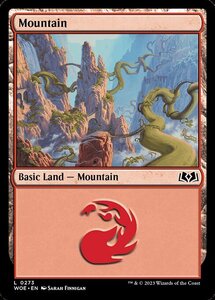 MTG ■土地/英語版■ 《山/Mountain》★FOIL★エルドレインの森 WOE