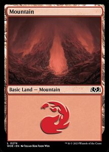 MTG ■土地/英語版■ 《山/Mountain》★FOIL★エルドレインの森 WOE