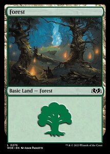 MTG ■土地/英語版■ 《森/Forest》★FOIL★エルドレインの森 WOE