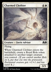 MTG ■白/英語版■ 《魅せられた衣服商/Charmed Clothier》エルドレインの森 WOE