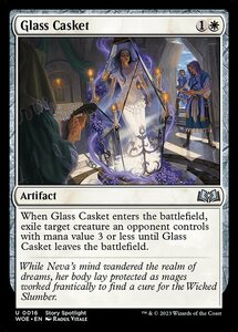 MTG ■白/英語版■ 《ガラスの棺/Glass Casket》エルドレインの森 WOE