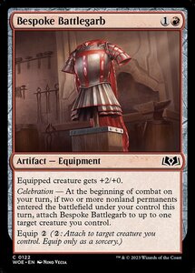 MTG ■赤/英語版■ 《特注の戦闘装束/Bespoke Battlegarb》エルドレインの森 WOE