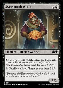 MTG ■黒/英語版■ 《甘歯村の魔女/Sweettooth Witch》エルドレインの森 WOE