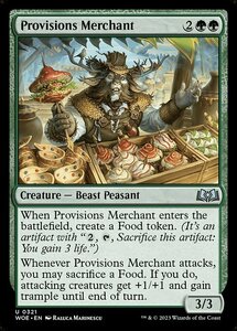 MTG ■緑/英語版■ 《僻食糧の商人/Provisions Merchant》エルドレインの森 WOE