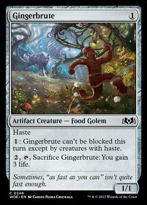 MTG ■無/英語版■ 《ジンジャーブルート/Gingerbrute》エルドレインの森 WOE