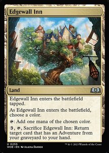 Mtg ■ Land/English Version ■ &lt;&lt; EdgeWall Inn&gt; Eldrain Forest Woe