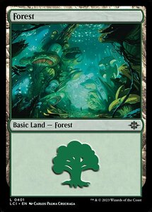 MTG ■土地/英語版■ 《森/Forest》 ★FOIL★ イクサラン：失われし洞窟 LCI