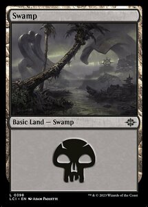 MTG ■土地/英語版■ 《沼/Swamp》 イクサラン：失われし洞窟 LCI