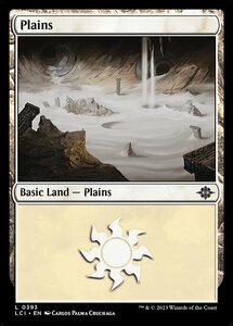 MTG ■土地/英語版■ 《平地/Plains》 イクサラン：失われし洞窟 LCI