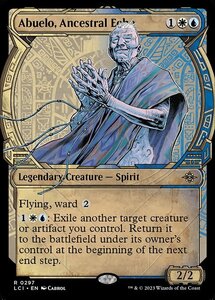 MTG ■金/英語版■ 《祖先の残響、アブエロ/Abuelo, Ancestral Echo》 ▲ショーケース▲ イクサラン：失われし洞窟 LCI