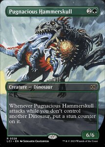 MTG ■緑/英語版■ 《好戦的な槌頭/Pugnacious Hammerskull》 ▲ボーダーレス▲ イクサラン：失われし洞窟 LCI