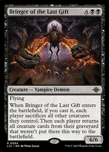 MTG ■黒/英語版■ 《最後の贈り物の運び手/Bringer of the Last Gift》 イクサラン：失われし洞窟 LCI