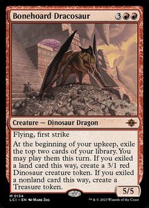 MTG ■赤/英語版■ 《骨集めのドラコサウルス/Bonehoard Dracosaur》 イクサラン：失われし洞窟 LCI