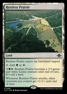 MTG ■土地/英語版■ 《不穏な大草原/Restless Prairie》 イクサラン：失われし洞窟 LCI