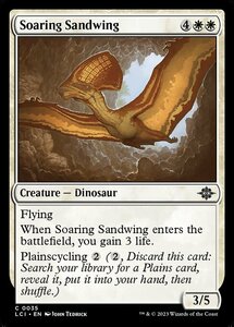 MTG ■白/英語版■ 《飛翔する砂翼/Soaring Sandwing》 ★FOIL★ イクサラン：失われし洞窟 LCI