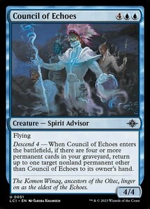 MTG ■青/英語版■ 《残響の議会/Council of Echoes》 ★FOIL★ イクサラン：失われし洞窟 LCI