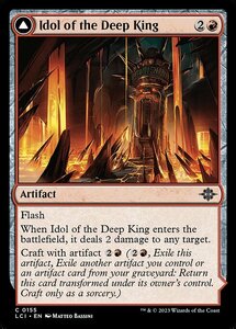 MTG ■赤/英語版■ 《深淵の王の偶像/Idol of the Deep King》 ★FOIL★ イクサラン：失われし洞窟 LCI