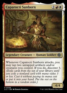 MTG ■金/英語版■ 《カパロクティ・サンボーン/Caparocti Sunborn》 ★FOIL★ イクサラン：失われし洞窟 LCI