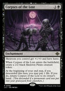 MTG ■黒/英語版■ 《迷いし者の骸/Corpses of the Lost》 イクサラン：失われし洞窟 LCI